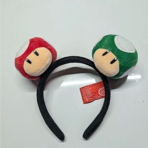 Universal Studios Hollywood Super Nintendo World Mushroom Ears Headband